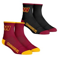 Add the perfect finishing touch to your young fan's game day look with this Washington Commanders Core Team Quarter Length Sock set from Rock Em Socks. The two pairs of socks come in contrasting colors for maximum Washington Commanders spirit. The formed heel, seamless toe and breathable construction guarantee their comfort and style on game day.Add the perfect finishing touch to your young fan's game day look with this Washington Commanders Core Team Quarter Length Sock set from Rock Em Socks. Kenny Loggins, Sock Set, Washington Commanders, Team 2, Girls Socks, Girls Rock, Jersey Top, Socks And Hosiery, Big Boys