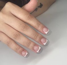 Modern French Tip Nails Square Short, French Too Short Nails, Cute Shirt French Tip Nails, Extra Short Nails French Tip, Short Acrylic Nails Nurse, Super Short Nails French Tip, Square Nail French Manicure, Super Short Acrylic Nails Designs, Very Short French Tip Acrylic Nails