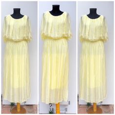 Lemon Yellow Silk Slip Maxi Dress,Summer Evening Dress,Loose Silk Loungewear Dress,Cocktail Dress,Valentine's Day Gift for Her This attractive lemon yellow silk sliding maxi dress is so light that a dress can be both so comfortable and so stylish? YES Summer dress at the beach, at a wedding, for a nice dinner. For Blue One, https://www.etsy.com/listing/697948319/night-blue-silk-dresssummer-dressevening -Hand Made Dress -Standard body -Bel part with rubber -Inside lining 100% cotton -Made of silk satin (viscose 60%, silk 39%, elastane 1%) - very pleasant to touch. -Without zipper, put on over the head.   Height: 135 cm - 53 in   Chest: 110 cm - 43 in   Upper Height: 45 cm - 18 in The best way to determine if your dress sizes are right for you is to measure it with similar products in your w Silk Yellow Dress, Summer Evening Dress, Silk Loungewear, Loungewear Dress, Slip Maxi Dress, Maxi Dress Summer, Yellow Silk, Dress Cocktail, Silk Maxi Dress