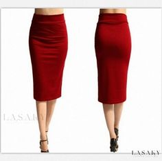 Lasaky - Luxurious Comfort Wrap Skirt Skirt Office, Net Skirt, Office Women, Office Skirt, Women Skirt, Denim Skirt Women, Long Evening Gowns, Bodycon Skirt, Womens Pencil Skirts