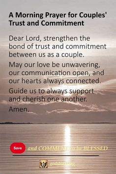 A Morning Prayer for Couples' Trust and Commitment Prayer For My Partner, Morning Prayer For My Boyfriend, Couple Praising God Together, God Centred Relationships, Praying Couple, Prayer For Boyfriend