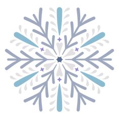 Enchanting wintery snowflake magic    PNG Design