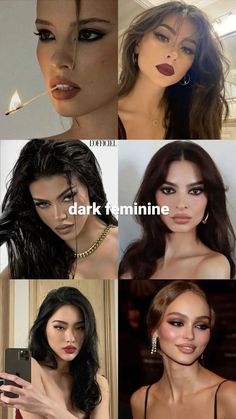 Feminine Makeup, Ethereal Makeup, Cute Makeup Looks, Dark Makeup, Rich Lifestyle, Dark Feminine, Makeup Looks Tutorial, Makeup Makeover