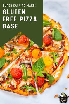 Savor the taste of homemade pizza with this easy gluten-free pizza base. Quick to prepare and perfect for those avoiding gluten without sacrificing flavor. Vegan Pizza Sauce, Gluten Free Pizza Base, Homemade Pizza Night, Pizza Base, Ways To Eat Healthy, Easy Homemade Pizza, Pizza Sauce Homemade, Delicious Gluten Free Recipes, Homemade Gluten Free