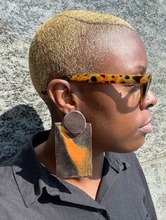 Orange/Black Handmade Square Shaped Clay Earrings that accentuate your beautiful self! Brown Artsy Earrings, Artsy Black Drop Earrings, Handmade Clay Earrings, Natural Blondes, Wedding Jewelry Earrings, Handmade Clay, Your Beautiful, Wedding Earrings, Clay Earrings