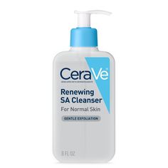 Treat your bumpy and rough skin with Renewing SA Face Cleanser for Normal Cleanser from CeraVe to soften and smoothen your skin. The Salicylic acid helps in gently cleaning your skin while exfoliating to remove oil and dirt. This SA cleanser contains no harsh grain or beads and formulated with 3 essential ceramides (1, 3, 6-II). It helps in restoring and maintaining the skin's natural protective barrier. Whether it's for pore reduction, oil control, deep cleaning, basic cleaning or removing make Cerave Cleanser, Cerave Skincare, Salicylic Acid Cleanser, Exfoliating Face Wash, Acne Face Wash, Night Skin Care Routine, Bumpy Skin, Foaming Facial Cleanser, Foaming Face Wash