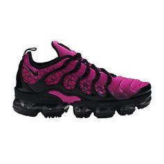 Find NIKE Air Vapormax Plus 'active Fuchsia on Editorialist. The Nike Air VaporMax Plus ‘Active Fuchsia’ sneaker gets an eye-catching colorway in this version of the hybrid design. An upgrade to its innovative predecessor, the VaporMax Plus incorporates key elements from the VaporMax and the 1998 Air Max Plus, including a cushioned fabric upper, floating cage and heel branding. Performance upgrades include a revamped Air unit—which is attached directly to the upper for an enhanced, responsive feel—and strategically-placed rubber pods added in high-wear areas. Purple Functional Running Shoes For Streetwear, Functional Purple Running Shoes For Streetwear, Technical Streetwear Running Shoes With Abzorb Midsole, Technical Running Shoes With Abzorb Midsole For Streetwear, Dynamic Pink Sneakers For Jogging, Purple Sneakers With Abzorb Midsole For Sports, Pink Breathable Synthetic Trail Running Shoes, Functional Pink Sneakers For Jogging, Dynamic Pink High-top Sneakers