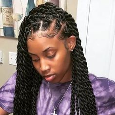 Senegalese Twists: How to Wear this Style for a Gorgeous Look Senegalese Hairstyles, Senegalese Twist Updo, Twisted Updo, Protective Hairstyle, Twist Styles