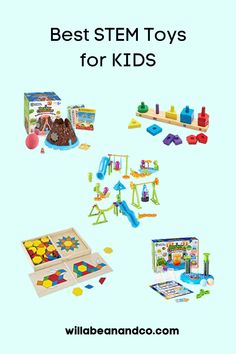 The Best STEM Toys for Kids to Enrich Creativity and Critical Thinking #ad #stemtoys #stemday #preschool #kindergareten #toddler #educationaltoys Stem Toys For Kindergarten, Stem Toys For Elementary, Stem Toys For Kids, Moon Crafts, Math Toys, Montessori Math, Diy Christmas Gifts Cheap, Holiday Toys, Board Games For Kids