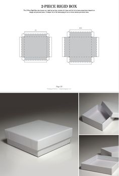 an open box is shown with instructions to make it look like something out of a box