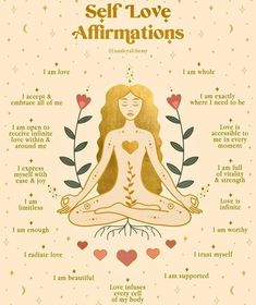 Self Love Affirmations, Healing Meditation, Positive Self Affirmations, Love Affirmations, Mental And Emotional Health, Self Care Activities, New Energy