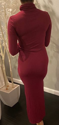 Turtle Neck Ribbed Maxi Dress with Side Slits Ribbed Stretch Dresses, Long Ribbed Stretch Bodycon Dress, Solid Color Ribbed Stretch Midi Dress, Solid Stretch Ribbed Midi Dress, Maternity Ribbed Dress, Ribbed Fitted Maternity Dress, Fitted Ribbed Maternity Dress, Ribbed Maxi Dress, High Neck Dress