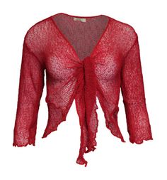 Womens Ladies Bali One Size Tie up Stretch Net Shrug Cardigan 68 colours | eBay Red Open Front Sweater For Spring, Fitted V-neck Knit Cardigan, Fitted Party Cardigan, Fitted Knit Shrug For Fall, Fitted Wrap Cardigan Casual Style, Fitted V-neck Shrug For Fall, Spring Wrap Sweater Fitted, Red Open Front Spring Sweater, Net Shrug