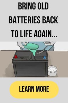 an old batteries back to life again learn more