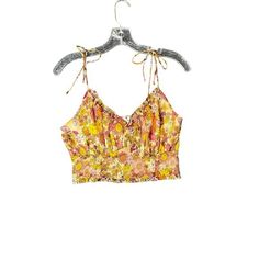 Patrons Of Peace Floral Bohemian Tank Top Cropped Spaghetti Strap Size Small New Without Tags Measurements In Photos Thank You For Shopping At Redone Rite! Feel Free To Reach Out With Any Questions. Returns Accepted Within Timeframe Stated In Return Policy. Please Reach Out To Me Prior To Making A Return To See If We Can Resolve Issues With Your Purchase. **Return Shipping At Buyers Cost. Yellow Camisole Crop Top For Summer, Summer Festival Camisole With Spaghetti Straps, Bohemian Floral Print Camisole For Beach, Bohemian Summer Tops With Adjustable Straps, Spring Bohemian Crop Top For Brunch, Bohemian Spring Crop Top For Brunch, Bohemian Tops With Adjustable Straps For Spring, Summer Cami Crop Top With Floral Print, Spring Beach Cropped Camisole