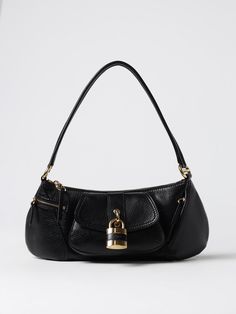 Shoulder Bag CHLOÉ Woman color Black Chloe Shoulder Bag, Black Shoulder Bag, Woman Colour, Shoulder Bag Women, Top Handle, Bags Women, Black Color, Chloe, Shoulder Strap