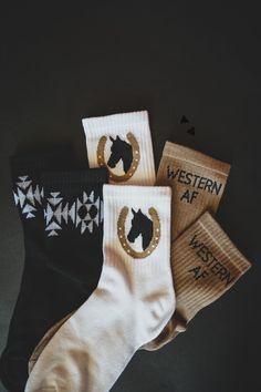 This Sock Em Silly *Western AF are perfect! Men Stocking Stuffers, Cute Western Outfits, Cowboy Aesthetic, Western Vibes, Black Desert, Mobile Boutique, Buckles Fashion, Sock Game, Western Look