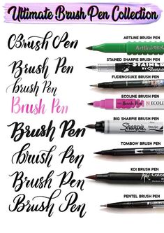 the ultimate brush pen collection is here