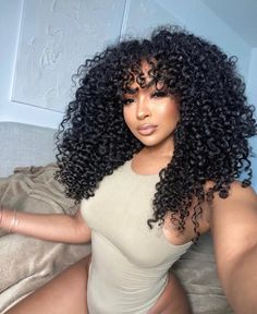 Sasha Curl - Clip In Hair Extensions - True and Pure Texture Spanish Hairstyles, Curly Wigs With Bangs, Colored Curly Hair, Natural Human Hair, Long Curly Hair, Natural Hair Color, Curly Wigs, Clip In Hair Extensions, Wigs With Bangs