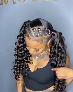 Black Hairstyles Simple, Random Hairstyles, Mommy Hair, Blonde Weave, Fav Hairstyles, Wrap Around Ponytail, Braid Videos, Kid Hairstyles, Weave Ponytail Hairstyles