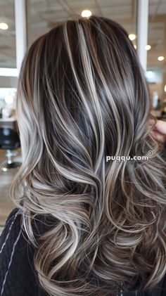 100 Years Of Makeup, Blonde Hair Topper, Ash Blonde Hair Balayage, Blonde Highlights On Dark Hair, Grey Blonde Hair, Grey Hair Transformation