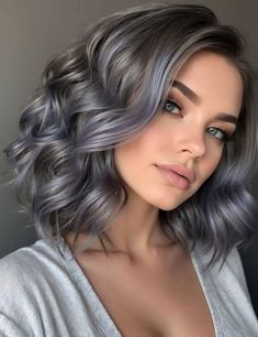 Grey Hair Color Ideas, Silver Hair Highlights, Covering Grey Roots, 2024 Hair Color, Grey Hair Transformation, Lighter Hair, Grey Roots, Spring Hair Color