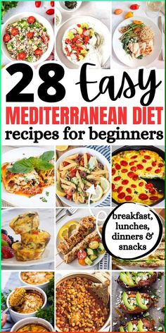 7-Day Mediterranean diet meal plan with healthy Mediterranean recipes for breakfast, lunch, dinners, and snacks. Start eating clean with this healthy meal plan with easy recipes for beginners on the Mediterranean diet. #NervePainRelief #NaturalRemedies #PainManagement #NerveHealth #HolisticHealing #ChronicPain Healthy Mediterranean Recipes, Healthy Meal Plan, Mediterranean Diet Meal Plan, Easy Recipes For Beginners, Recipes For Breakfast, The Mediterranean Diet, Best Diet Plan, Eating Clean, Diet Meal