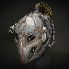 The helmet is made using 3D printing. Reinforced with metal elements. Inside there is a soft lining-hat. Size 58-60 Monster Costumes, Costume Masks, Costume Mask, Goth Punk, Costume Accessories, 3d Printing, Force, Accessory Gift, Pet Supplies