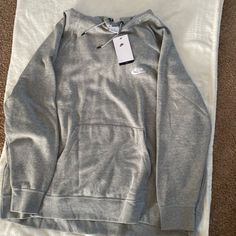 Grey Nike Hoodie Brand New With Tags. Women’s Size 3xl. Casual Athletic Heather Hoodie With Crew Neck, Casual Athletic Heather Sweatshirt For Winter, Casual Fleece Hoodie In Athletic Heather, Casual Hoodie With Adjustable Hood In Athletic Heather, Casual Athletic Heather Fleece Hoodie, Casual Athletic Heather Hoodie With Adjustable Hood, Casual Athletic Heather Sweatshirt With Adjustable Hood, Casual Hoodie With Adjustable Hood In Heather Gray, Casual Athletic Heather Hoodie With Drawstring