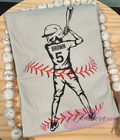 a cake with a baseball player on it