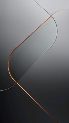 an abstract image of curved lines in grey and orange