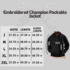 Jacket Mockup, Packable Jacket, Measurement Chart, Printed Items, Beauty Book, Mockup, Art Collection, Size Chart, Instant Download