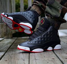 Retro 13 Jordans Outfit, Jordan Retro 13 Outfit, Jordan 23 Shoes, Retro 13 Jordans, Jordan 13 Playoffs, Nike Fitness, Forced Love, Guy Pics, Air Jordan Retro 13