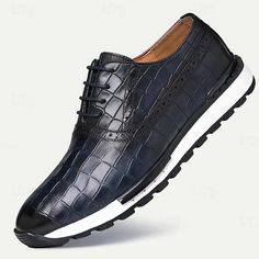 Category:Sneakers; Upper Materials:Leather,Italian Full-Grain Cowhide; Lining Materials:Cowhide; Gender:Men's; Toe Shape:Round Toe; Style:Sporty; Outsole Materials:EVA (Ethylene Vinyl Acetate); Occasion:Office  Career,Athletic; Closure Type:Lace-up; Function:Slip Resistant,Comfortable; Listing Date:01/19/2024; 2024 Trends:Dress Shoes,Formal Shoes Dress Sneakers, Green Heels, Men Formal, Outdoor Men, Genuine Leather Shoes, Stone Pattern, Driving Shoes, Leather Shoes Men, Casual Top