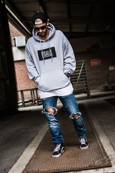 Outfit Streetwear, Outfits Streetwear, Hipster Mens Fashion, Destroyed Jeans, Sk8 Hi, Urban Wear