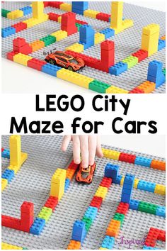 the lego city maze for cars is an easy and fun way to learn how to play with