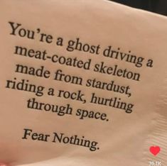 Fear Nothing, A Ghost, Feel It, Do You Feel, Daily Motivation, Pretty Words, Stardust