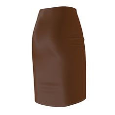 Womens Skirt. This pencil skirt is made of 88% polyester and 12% spandex. This blend gives the garment a four-way stretch which allows the fabric to stretch both width- and length-wise. The garment has a slight tapering along the outer thigh. Pair this skirt with your favorite accessories for a look that is both stylish and trendy. Look good and feel great. This skirt is a perfect addition to any wardrobe collection or to give as a gift. .: Material: 88% polyester, 12% spandex.: Elastic waistban Trendy Fitted Brown Mini Skirt, Trendy Knee-length Pencil Skirt For Work, Chic Fitted Midi Pencil Skirt, Trendy Fitted Long Pencil Skirt, Classic Fitted Midi Pencil Skirt, Fall Midi Pencil Skirt, Brown Fitted Skirt For Spring, Fitted Brown Skirt For Spring, Fitted Brown Pencil Skirt Casual Style