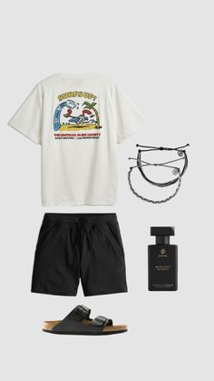 #outfitinspo #mensfashion #menswear #mensoutfitinspo #summer #spring #springoutfit #summeroutfit #urbanoutfitters #hollister #birkenstocks #puravida Birkenstock Mens Outfit, Surfer Fits Men, Fits With Shorts Men, Obx Style Fits, Guys Outfits Casual, Hollister Outfits Men, Outer Banks Outfits Men, Italy Fits Summer, Shorts Men’s Outfits