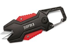 an open swiss army knife with the word rappa on it's blade and red handle