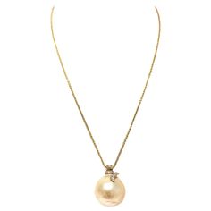 Yvel Pearl and Diamond Necklace. 18k Yellow gold Pearl Diamonds 0.18ctw N295GO1Y Gold Link Necklace, Gold Baroque, Pearl And Diamond Necklace, Baroque Pearl Necklace, Sapphire Necklace, Women Diamond, Pearl Diamond, Diamond Pendant Necklace, Watch Necklace