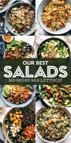 No Lettuce Salad, Salads Without Lettuce, Grain Salad Recipes, Filling Salad Recipes, Potluck Salad, Lettuce Salad Recipes, Lettuce Recipes, Thanksgiving Menu Ideas Traditional, Grain Salads