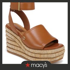 in stock Espadrilles Platform, Leather Espadrilles, Espadrille Wedge, Platform Wedge, Franco Sarto, Toe Designs, Espadrilles Wedges, Platform Wedges, Summer Looks