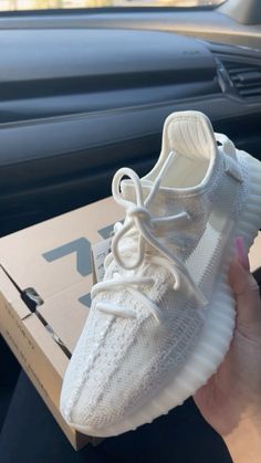 yeezy 350 v2 bone Yeezy Women Shoes, Yeezy Bone 350 Outfit, Affordable Wishlist, Yeezy Bone, White Yeezys, Yeezy Trainers, Yeezy Womens, Yeezy 350 V2, Pretty Sneakers