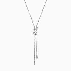 This Iconic X Lariat Necklace invites you to uncover your inner treasures through its bold and iconic design, making a definitive statement of discovery and self-expression. Accent diamonds: 0.05+ ctw, VS2+/F+ Setting: Prongs setting Pendant dimensions: 72 x 6 mm approx. Chain Type: Ovale Trace Closure: Lobster clasp Y Shaped Necklace, Jewelry Wedding Rings, Iconic Design, Recycled Gold, Lariat Necklace, Three Stone, 18k Rose Gold, Prong Setting, Wedding Rings Engagement