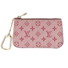 Category: Accessories. Sub-category: Purses, Wallets & Cases. Designer: Louis Vuitton. Condition: Used. Material: Other. Colour: pink. Size:.Category: Accessories. Sub-category: Purses, Wallets & Cases. Designer: Louis Vuitton. Condition: Used. Material: Other. Colour: pink. Size: Pink Louis Vuitton Wallet, Louis Bag Vuitton, Pink Wallet Aesthetic, Cute Designer Bags, Louis Vuitton Key Pouch, School Bag Essentials, Pink Wallet, Designer Wallet, Louis Vuitton Pink