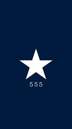 a white star on a blue background with the number 565 in it's center