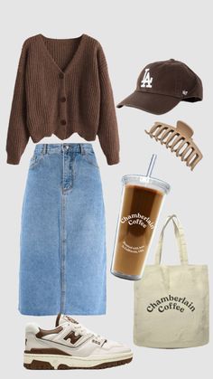 Modesty Outfits, Cute Modest Outfits, Everyday Fashion Outfits, Easy Trendy Outfits, Modest Fashion Outfits, Jeans Rock, Fall Outfit Ideas, Looks Style