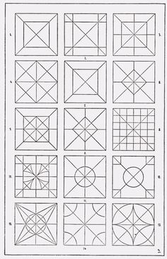 the diagram shows how to draw different shapes and lines in order to make them look like they