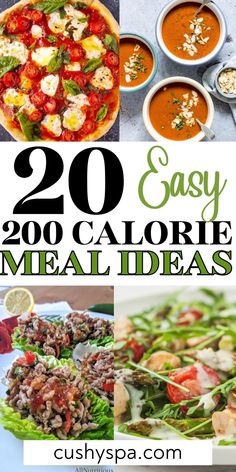 20 easy and delicious calorie meal ideas